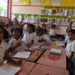 children in their class room